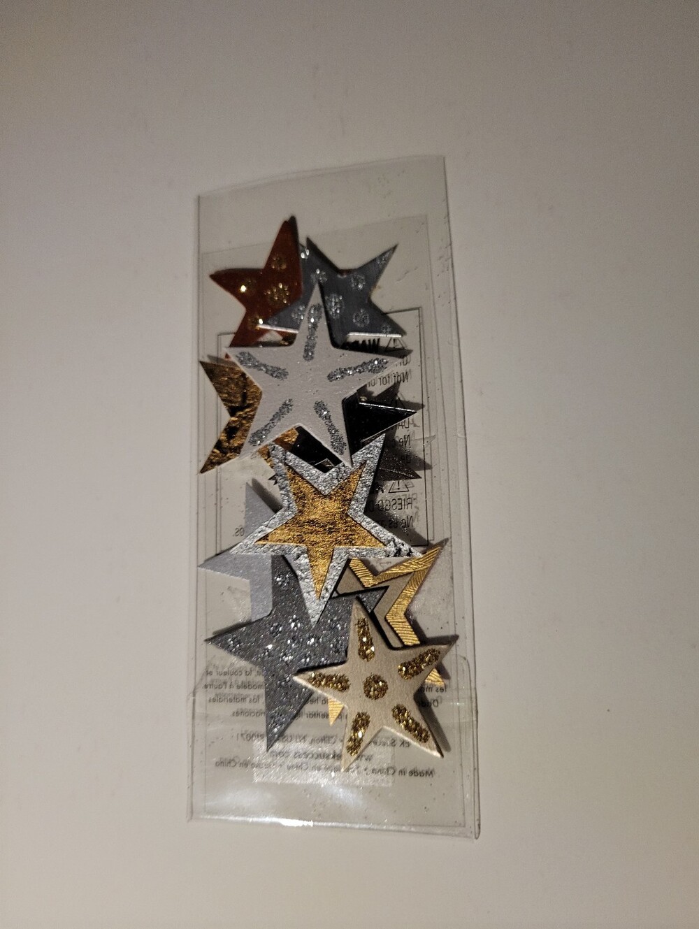 JOLEE’S BY YOU STICKERS/ GOLD & BRONZE STARS / DIMENSIONAL / 11 PIECES